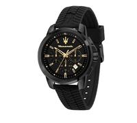 Montre Homme Maserati En Acier Noir Noir