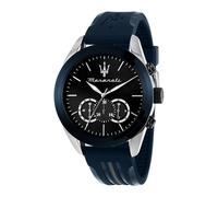Maserati Montre R8871612046 Traguardo Chronographe Bleu Homme Bracelet Acier 45mm 10ATM