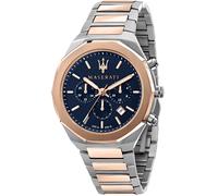Maserati Montre Homme Collection Stile R8873642002 Quartz Chronographe Acier PVD Or Rose