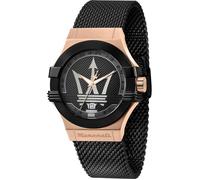 Maserati Montre homme Potenza R8853108010 – Quartz, date, métal noir