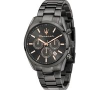Maserati Montre Attrazione R8853151001 Homme Acier 43 mm Quartz Verre minéral