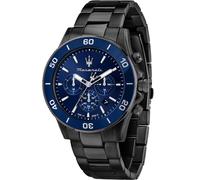 Maserati R8873600005 Competizione Chronographe 43mm 10ATM Quartz Homme Bleu Gris
