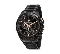 Maserati Montre Traguardo R8873612048 Chronographe à quartz Noir Homme