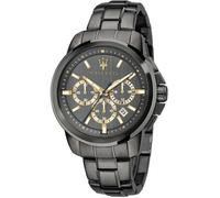 Maserati Montre Homme Successo R8873621007 – Chronographe Quartz 44mm Acier PVD gris 5ATM
