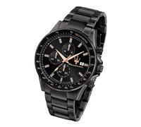 Maserati SFIDA Homme Chronographe Bracelet Acier Noir UMAR8873640011