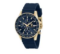 Maserati Montre Homme Sfida R8871640004 Chronographe Silicone Bleu