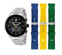 Maserati Montre Homme Traguardo R8873612061 – Chronographe analogique, kit bracelet, étanche