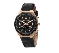 Maserati Style - Chronographe Homme Noir Or Rose Cuir (R8871642001)
