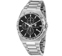 Maserati VELOCITÀ SLIM SS BR R8873653004 - Homme - 41 mm - Quartz - Verre minéral