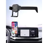 Masergogo Support de téléphone de voiture pour Volkswagen Atlas/Altas Cross Sport 2024-2025, rotation à 360°, clip fixe d'écran de 12", support de navigation pour accessoires automobiles, décoration
