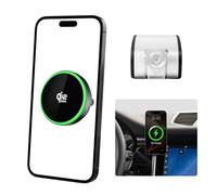 MaserWeller Qi2.2 Support de téléphone pour chargeur de voiture sans fil rapide 25 W maximum pour Porsche Macan 2015-2025 Porsche Cayenne 2019-2023, rotation à 360°, support de téléphone compatible