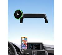 MaserWeller Qi2.2 Support de téléphone pour chargeur de voiture sans fil rapide 25 W pour BMW Série 3 2012-2018/Série 2/Série 4 2014-2018 Écran 6,5" Compatible avec MagSafe