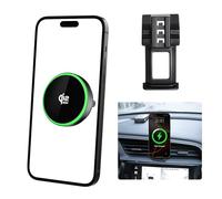 MaserWeller Qi2.2 Support de téléphone pour chargeur de voiture sans fil rapide 25 W pour Honda Civic 2016-2021, support de téléphone rotatif à 360° compatible avec MagSafe, le support de téléphone