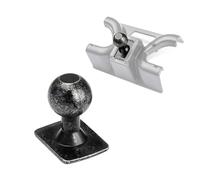 MaserWeller Tête sphérique en alliage de zinc 17 mm pour support de téléphone de voiture Adaptateur boule de 17 mm Tête sphérique incassable Pièces de rechange personnalisées pour support de téléphone