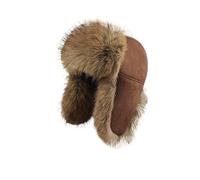 masfaeck Bonnet Unisexe tricoté chaîne, adapté au Ski et aux activités Hivernales, Disponible en Russie, en Italie et en France.(Brown)