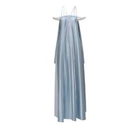Masfrida Costume de la reine Padme Amidala pour femme - Chemise de nuit bleue - Tenue d'Halloween Padme, bleu ciel, Small