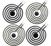 Masfrio MP15YA & MP21YA Ensemble d'éléments de brûleur électrique, 2 bobines de 1500 W et 2 bobines de 2100 W 230 V, remplacement pour poêles Maytag, Whirlpool, Kenmore, Amana, Norge (convient aux