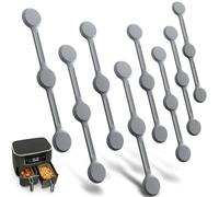Masgarlan Lot de 8 aimants pour papier sulfurisé Airfryer Ninja Cosori, Philips Single Dual Basket Air Fryer, accessoire de friteuse à air chaud, insert en silicone réutilisable