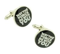 MASGEMELOS - Boutons de manchette May The Force Be with You Star Wars Cufflinks