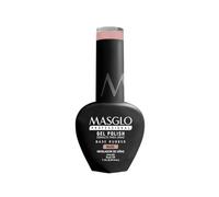 Masglo Gel Polish Base Rubber Coat UV/LED Soak Off 14 ml Nude | Base pour ongles semi-permanent | Couleur beige - Vernis de base pour manucure | Séchage UV/LED | Niveleur d'ongles