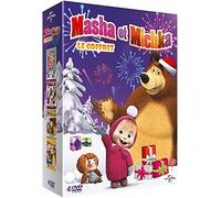 Masha et Michka - Coffret : La fille des neiges + Première rencontre + Joyeux Noël + La rentrée des classes [Pack]