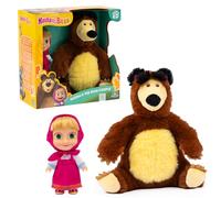 Giochi Preziosi Coffret Masha & Michka – Poupée 12 cm et Peluche 20 cm – Dès 3 ans – MHA21