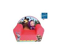 Fun House 713340 Masha ET MICHKA Fauteuil Club Origine France Garantie pour Enfant L.52 x P.33 x H.42 cm, Beige