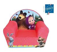 Fun House 713340 Masha ET MICHKA Fauteuil Club Origine France Garantie pour Enfant L.52 x P.33 x H.42 cm, Beige