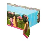 Masha et Michka - Masha and the Bear - Party Anniversaire Nappe Lavable 120x180 cm