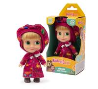 Masha et Michka, Poupée 12 cm à Collectionner, Tenue Peintre, pour Les Enfants dès 3 Ans, MHA262, Rose