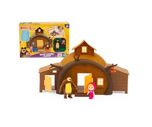 Masha & Michka, Maison de Michka, 2 Figurines et Accessoires, 3+, MHA22
