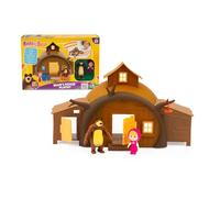 Maison de Michka - GPTOYS - MASHA & MICHKA - MHA22 - 2 figurines incluses + 15 accessoires - Dès 3 ans
