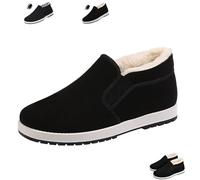 MASHANGGOU 2025 Chaussures d'hiver orthopédiques antidérapantes à 360 °, légères, décontractées, à enfiler, pour la marche et la neige, pour l'extérieur et l'intérieur, Polaire blanche, 43/50 EU