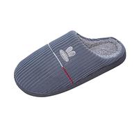 Mashaouyo Chaussures Pour Homme Automne Et Hiver Chaussons Pour Homme Usage Intérieur Antidérapant Doux Couples Pantoufles Chaudes Pantoufles En Coton Pantoufles Homme
