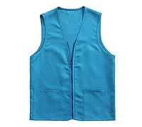 Mashaouyo Gilet léger pour femme sans manches avec poches - Gilet long pour femme - Gilets souples - Grande taille, Bu2., M