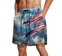 Mashaouyo Short de plage d'été pour homme - Short de tennis - Short de jogging avec poches - Pantalon cargo d'entraînement à taille élastique - Pantalon cargo pour le travail, noir foncé, S