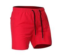 Mashaouyo Short de travail pour homme - Short de sport pour homme - Taille élastique - Séchage rapide - Coupe régulière - Pantalon de travail pour jogging - Vêtements de vacances - Pantalon avec