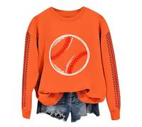Mashaouyo Sweat-shirt pour femme Taille 42 Pull long en coton pour femme Pull long pour femme Pull pour femme Veste de sport Tunique longue Hauts pour femme Vêtements Hauts d'hiver confortables