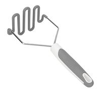 Masher à pommes de terre en acier inoxydable en acier épais en forme de conception unique unique pour une écrasement plus rapide des légumes de racines, des avocats, des pommes,