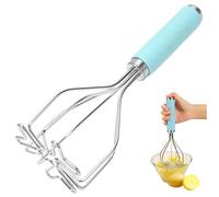 Masher de pommes de terre 10 Pâterie alimentaire en acier inoxydable avec poignée non glissante Portable Potato Ricer Kitchen Tools for Baby Food and Écraser les pommes terre, les haricots, la cit