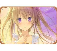 Mashiro Arisaka, Aokana : Four Rhythm Across The Blue Poster Décoration murale rétro en métal 20,3 x 30,5 cm