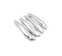 MASHRGX Accessoires Pièces Extérieures Voiture Pour Citroen C4 MK3 2021 2022 2023Couvercle Poignée Porte Voiture Garniture Autocollant Protecteur Antirouille(Metallic Silver 4pcs)