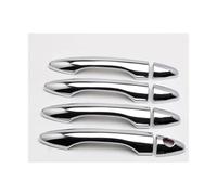 MASHRGX Couvercle Poignée Porte Pour Hyundai Pour Tucson Ix35 2010 2011 2012 2013Chrome Garnitures Cadre Loquet Porte Latérale Accessoires Extérieurs Voiture(Style2)