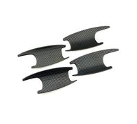 MASHRGX Couvercle Poignée Porte Pour Mercedes Pour Benz Classe A B C E CLA GLA GLB GLC GLE GLS Classe LHD Garniture Poignée Porte Extérieure (Carbon B)