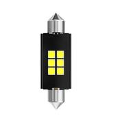 MASHRGX Lot 2/10 ampoules navette C10W C5W pour Canbus 31mm 36 mm 39 mm 41mm 6500K 12V blanches éclairage intérieur plafonnier coffre plaque d'immatriculation(39MM,2PCS)