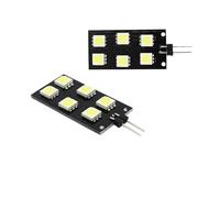 MASHRGX Lot De 2 Éclairages Intérieurs Pour Plancher De Voiture Avec Canbus Pour A1 A3 A4 A5(Blanc)