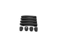 MASHRGX Pour CR-V G4 Pour Civic G9 Pour Jade FR4 FR5 Accessoires Voiture ABS Carbone Poignée Porte Garniture Cadre Autocollant Couverture Moulage Extérieur(With 2 Sensors)