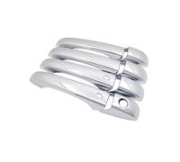 MASHRGX Pour JEEP Pour Patriot Pour Liberty Russie 2007~2017 2008 2010 Autocollants Style Décoration Chrome Poignée Porte Couverture Refit Accessoires Voiture(No Buttons 4 Door)