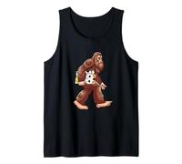 Mashup Cryptid Fortune Chat portant bonheur Bigfoot Débardeur