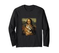 Mashup Peinture Classique Parodie Mona Lisa Manche Longue